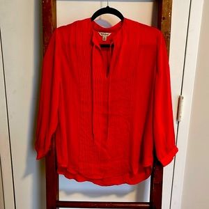 Lucky Brand.- Flowy Red Blouse - Size Medium